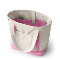 Cotton Canvas Tote Bag With Outside shopping bag